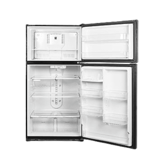 3.Kenmore Top-Freezer Refrigerator, with Ice Maker, 21 Cubic Feet.