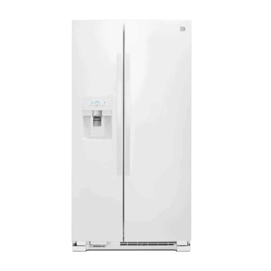 5.Kenmore 36" Side-by-Side Refrigerator with Ice System and 25 Cubic Ft.